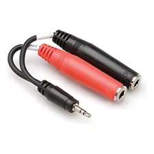 Hosa Ymp-137 3,5 Mm Trs A Doble Cable De Conexión Estéreo Ts