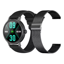 Smartwatch Reloj Inteligente X View Quantum Q4 + Malla Metal Color De La Caja Negro