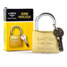 Candado De Alta Seguridad 60 Mm Con 3 Llaves Pad Lock