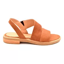 Sandalias Bajitas Mujer Cuero Vacuno Cómodas Livianas 1539ml