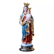 Imagem Nossa Senhora Auxiliadora 30cm Resina Importada