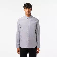 Camisa Lacoste Masculina Clássica Listrada