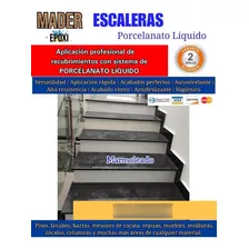 Escaleras De Porcelanato Liquido Marmoleadas