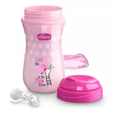 Copo Infantil Luminoso Brilha No Escuro +12m Rosa Chicco Liso