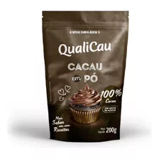 Cacau Em Pó Alcalino 100% Qualicoco 200g