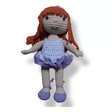 Muñeca A Crochet 22cm