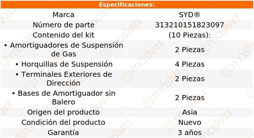 Terminales Bases Amortiguadores Horquillas 4runner 03/19 Syd Foto 2