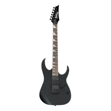 Guitarra Eléctrica Ibanez Rg Gio Grg121dx Soloist De Álamo Black Flat Con Diapasón De Amaranto