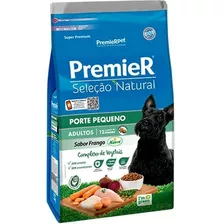 Ração Premier Seleção Natural Cães Adultos Porte Pequeno Frango 2,5 Kg