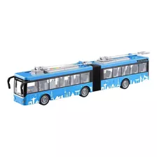 Brinquedo Big Ônibus Fricção Sanfonado Som Luz - Dm Toys