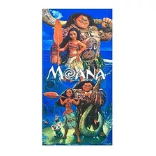 Toalha Banho Praia Infantil Moana R 1,40mt - Ótima Qualidade