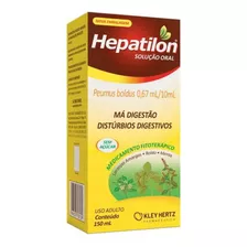 Hepatilon Solução Com Boldo Má Digestão 150ml - Kley Hertz