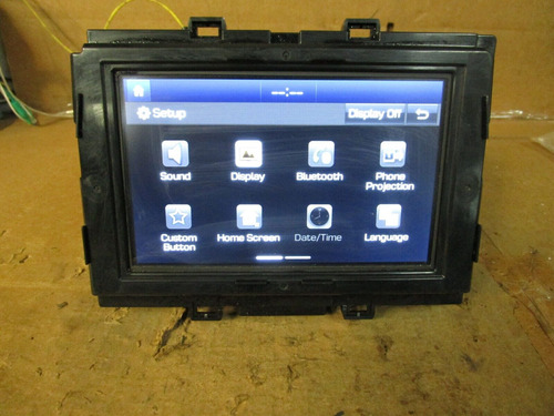 18 19 Hyundai Sonata Radio Stereo Information Display Sc Tty Foto 2