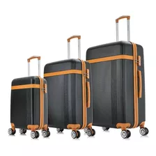 Conjunto Malas De Viagem Pmg Bruges Swiss Move Preta