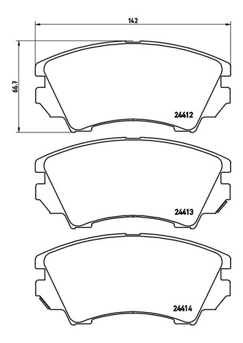 Balatas Delan / Chevrolet Camaro Lt 2013 A 2015 Semimetlica Foto 2