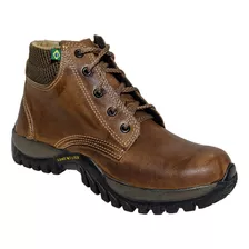 Botina Bota Adventure Masculina 100% Couro Butina Sapato