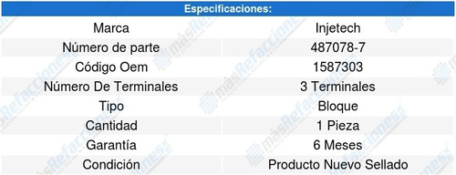 Bobina Encendido C240 6cil 2.6l 01-05 Injetech 8150583 Foto 2