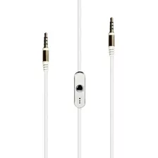 Cable Auxiliar Mini Plug 3.5 Con Microfono Para Auricular 