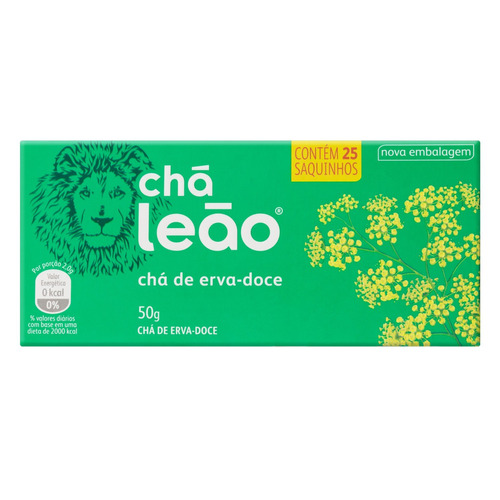 Chá Leão Erva-doce Em Sachê 50 G 25 U