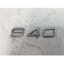 Emblema Letras Cajuela Volvo S40 T5 Elegance Mod 04-07