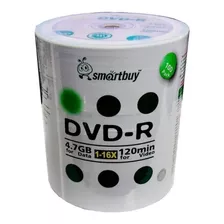 600 Dvd-r Smartbuy Logo 4.7 Gb 120 Minutos 