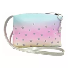 Bolsa Infantil Feminina Degradê Com Estrelas, Magicc Mi083