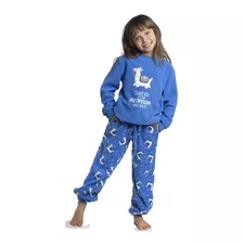 Pijama Niña Mon Amour Micropolar Bordado