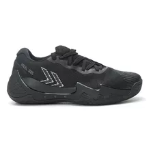 Zapatilla De Padel Total Negra Break Hombre Atomik Color Total Negro Diseño De La Tela Liso Talle 36 Ar