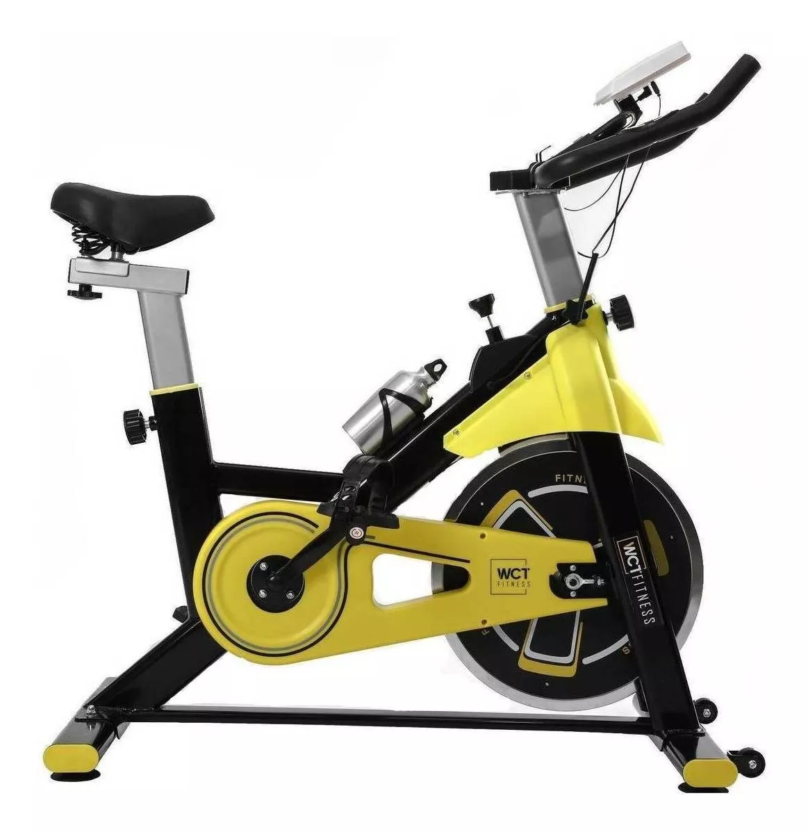 Bicicleta Ergométrica Wct Fitness 10100019 Para Spinning Preta E Amarela
