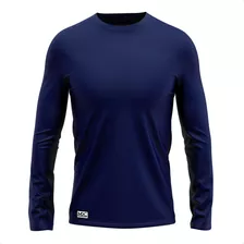 Camiseta Manga Longa Masculina Proteção Uv 50+ Térmica Cores