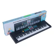 Teclado Eletrônico Brinquedo Infantil Piano Microfone Música