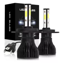 9003 H4 De Faros De 4 Lados Led 6000k 20000lm Para Nissan