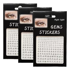 Strass Autoadhesivas Gemas Rostro Cara Cuerpo Decoración X3