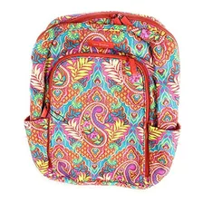 Mochila Para Portatil Vera Bradley Paisley En El Paraiso