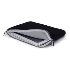 Capa Case Neoprene Para Tablet Até 10,5 Preto Zíper Preto