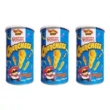 Salgadinho Mister Potato Cruncheez Churrasco Kit 3 X 120g