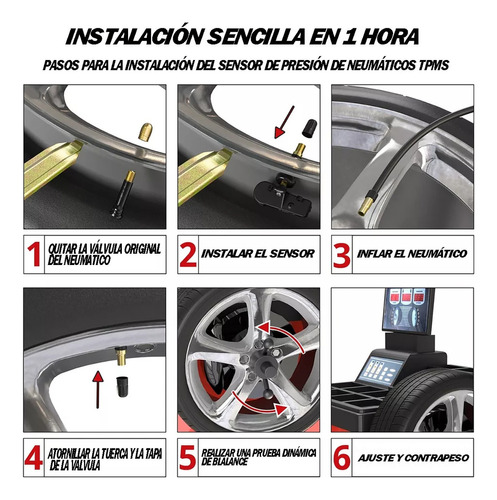 4pz Sensor Presion Llanta Para Mitsubishi Outlander 14-2020 Foto 9