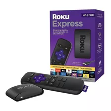 Roku Express Streaming Player Full Hd Conversor Smart Tv