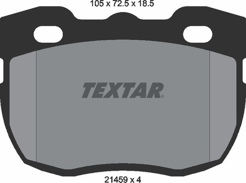 Balatas Delanteras Textar Land Rover Defender 2002 2003 2004 Foto 5