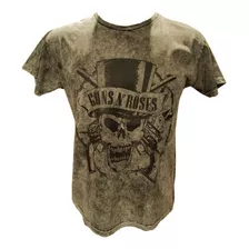 Camiseta Guns N Roses Simbolo Estonada