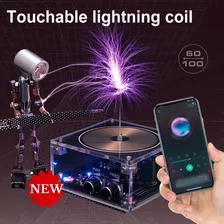 Parlante Bluetooth Tesla Music Tesla Coil, Iluminación Inalá