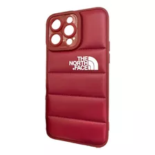 Funda Puffer The North Face Cuerina Para iPhone 11 12 13 14 