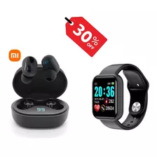 Reloj Inteligente Y68 + Audífonos Airdots 3 Inalámbricos