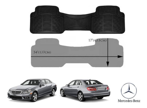 Tapetes Uso Rudo Mercedes Benz E300 2012 Rubber Black Foto 3