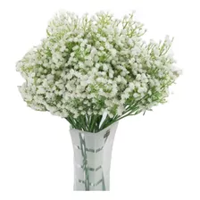 3 Rama De Gypsophila Nube Artificial Aliento De Bebe Arreglo