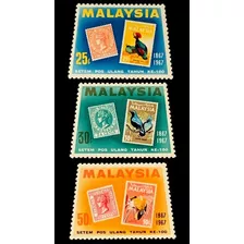 Sello Sobre Sello - Malasia - Serie Mint 