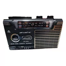 Radio Grabadora Am/fm/sw - Usb - Bluetooth- Cassette Ak-335u