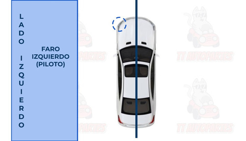 Faro Fiat Uno 2015-2016-2017-2018-2019-2020 Cromo Ore Foto 5