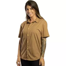 Camiseta Feminino Basico Aberto Feito Com Malha Eco Premium