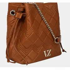 Bolso Sakai De Cuero Para Mujer Abullonado Veléz Miel